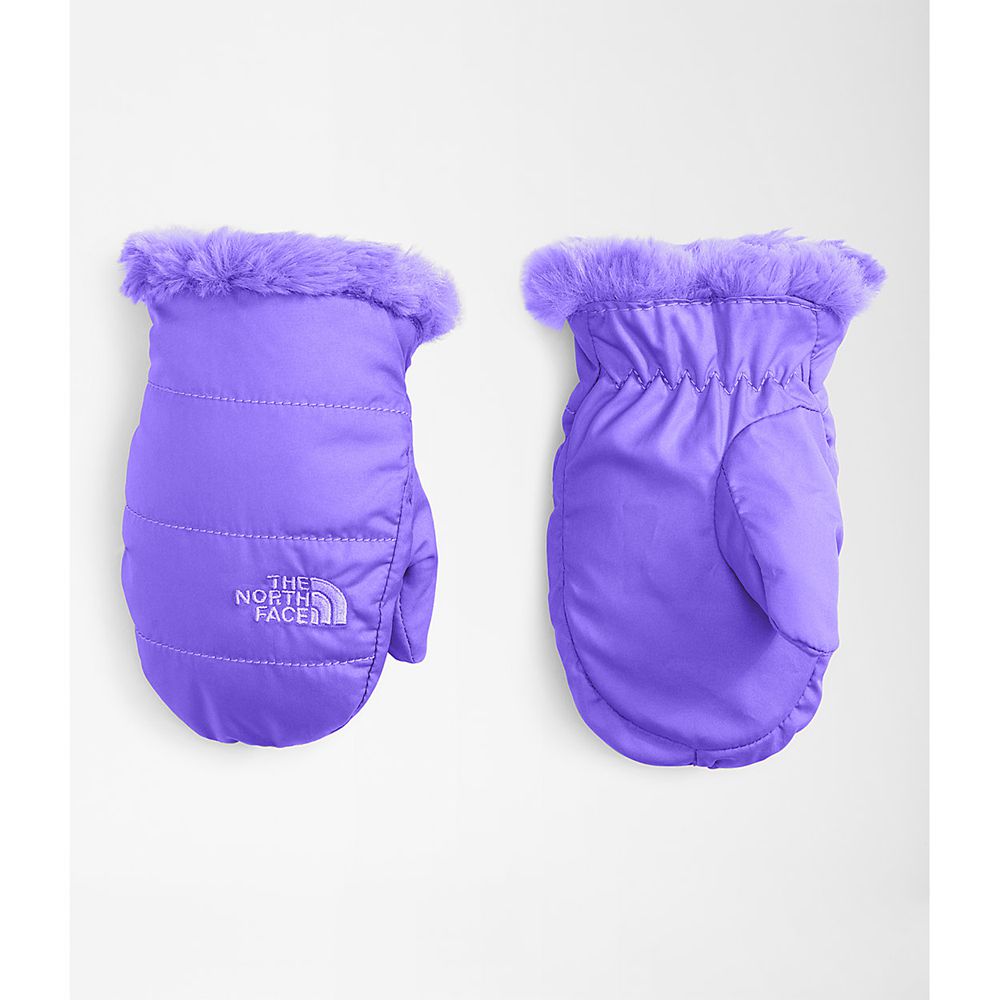 The North Face Mittens Infant Australia - The North Face Littles Mossbud Swirl Purple (NPE-582361)